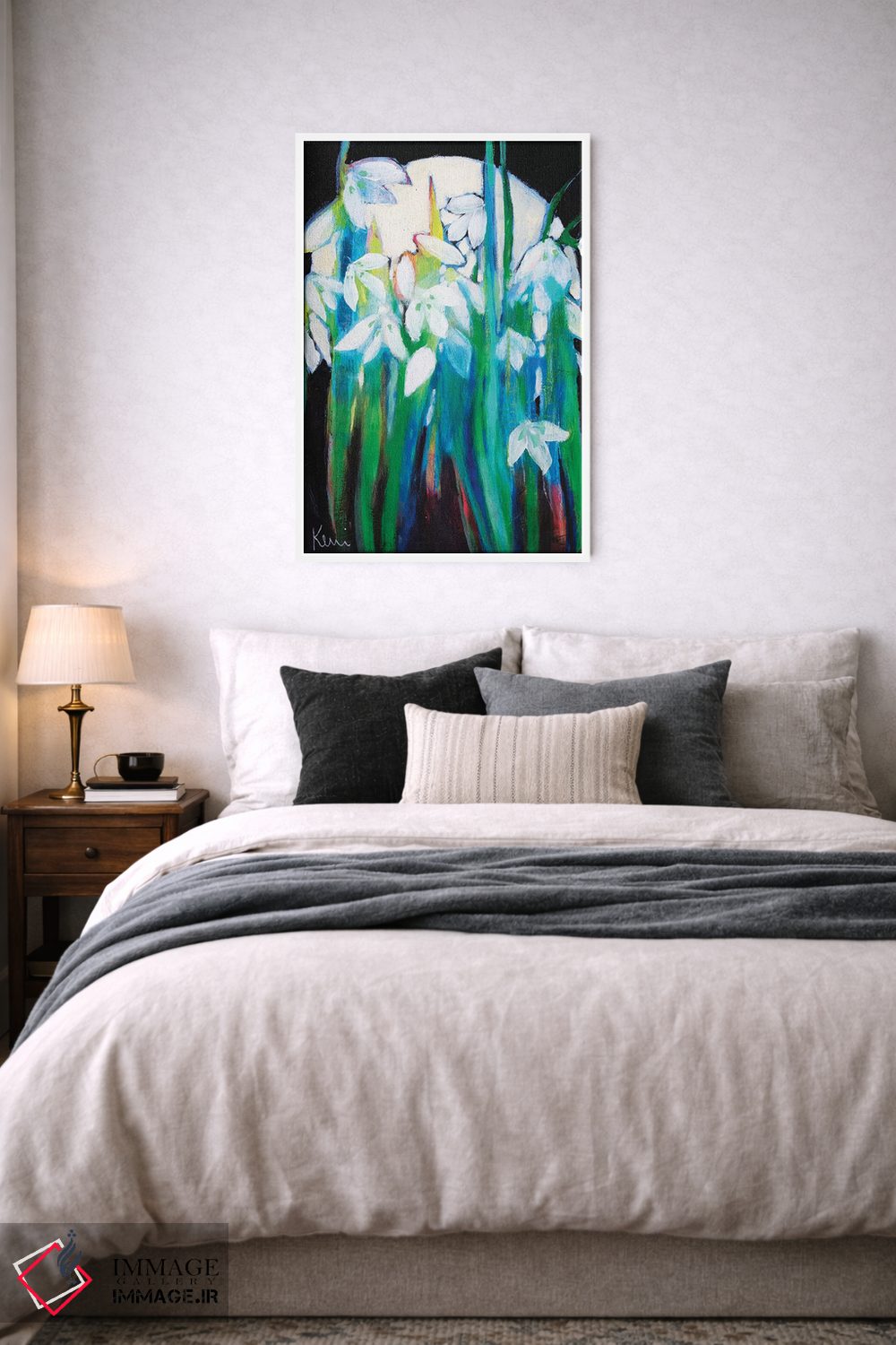 تابلو دکوراتیو شکوفه دادن در مهتاب اثر کری مک کیب - D6W