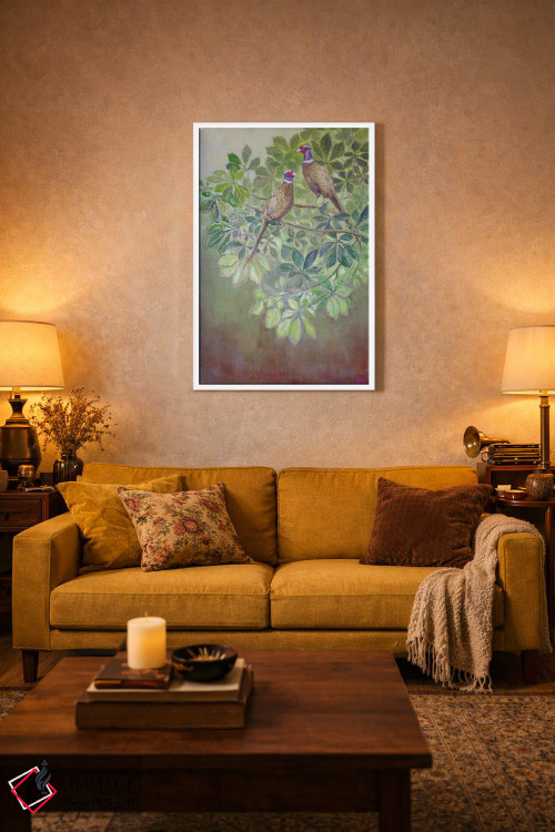 تابلو دکوراتیو قرقاول ها اثر کاتیا بلینی - D3W