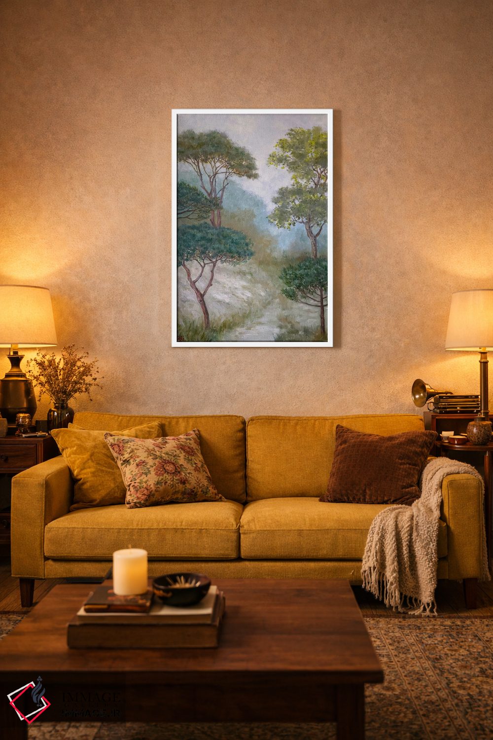 تابلو دکوراتیو منظره جنگلی شماره ۳ اثر کاتیا بلینی - D2W