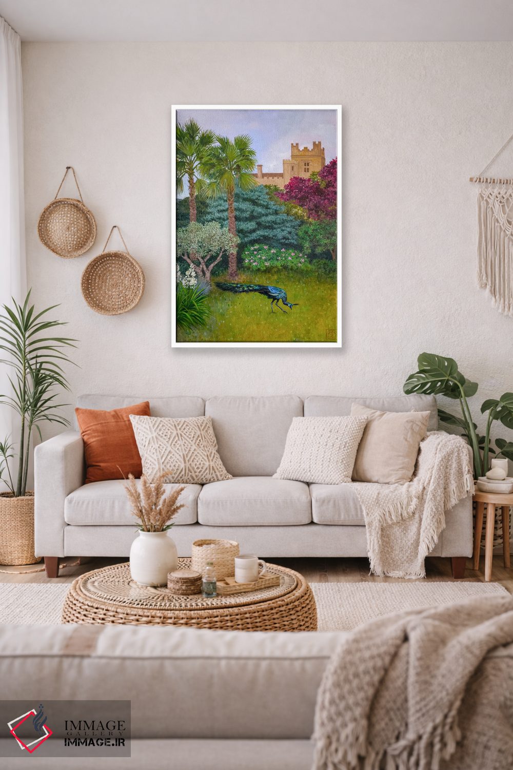 تابلو دکوراتیو باغ قلعه اثر کاتیا بلینی - D2W