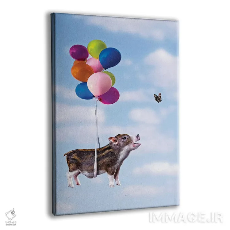 تابلو دکوراتیو رویاهاتو دنبال کن اثر کارن بورک - نمای پرسپکتیو محصول