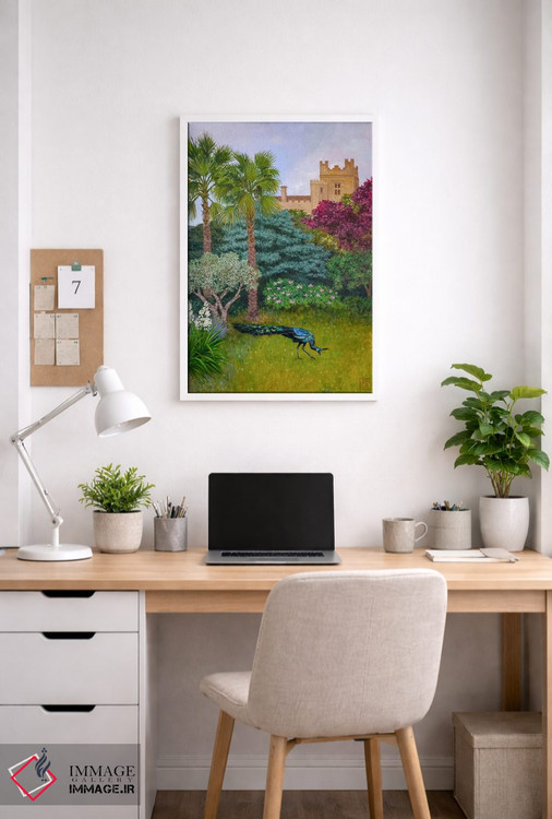 تابلو دکوراتیو باغ قلعه اثر کاتیا بلینی - D3W