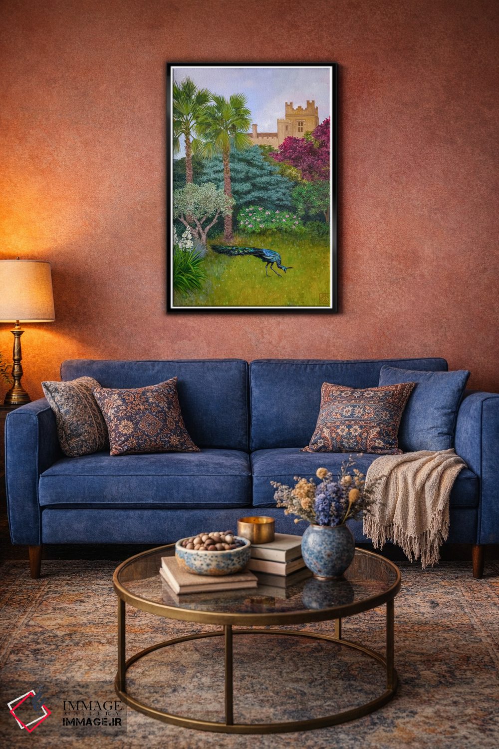 تابلو دکوراتیو باغ قلعه اثر کاتیا بلینی - D5B