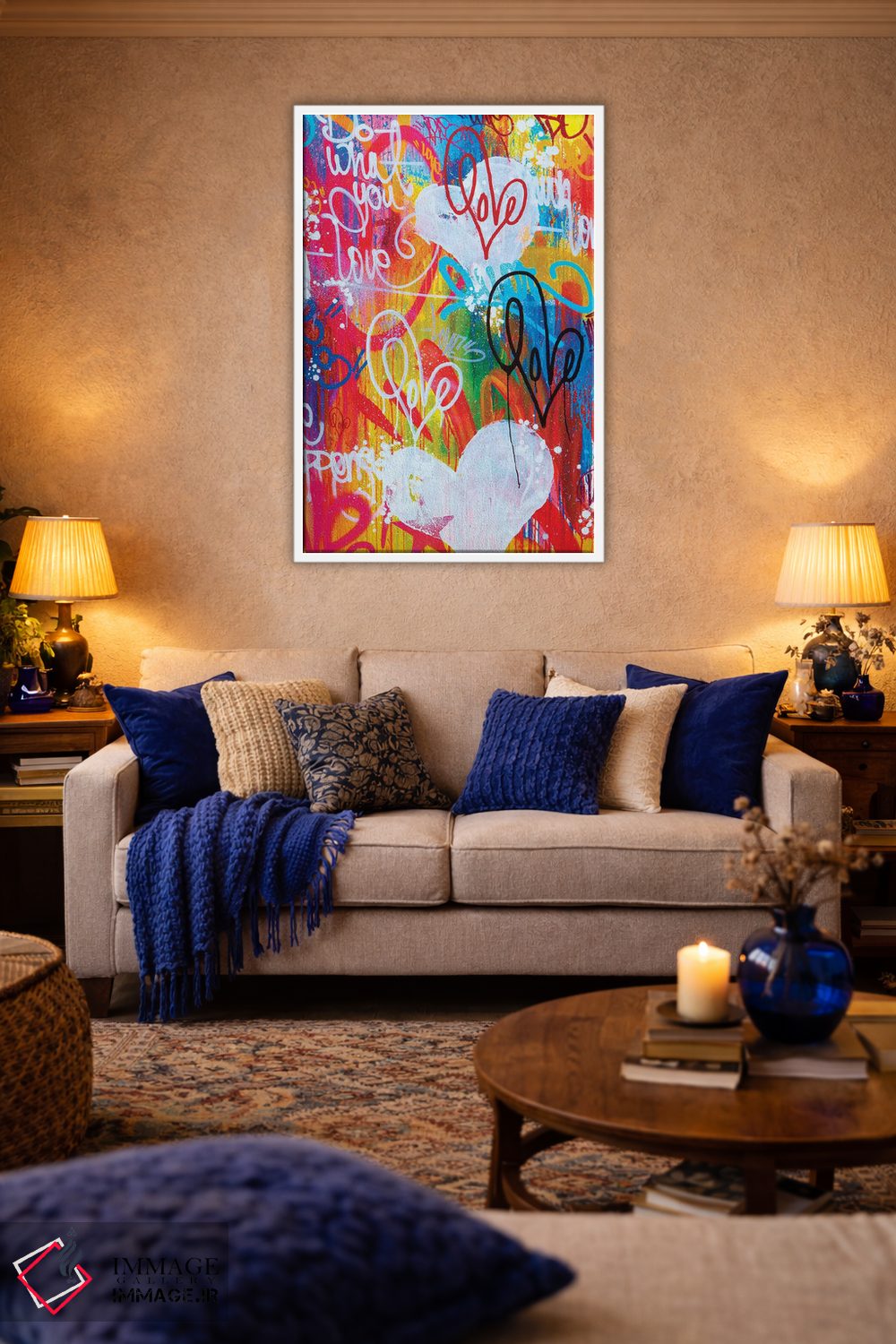 تابلو دکوراتیو کاری را بکن که دوست داری اثر کی بی ام - D3W