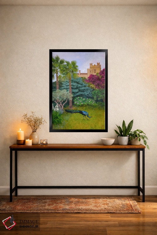 تابلو دکوراتیو باغ قلعه اثر کاتیا بلینی - D6B