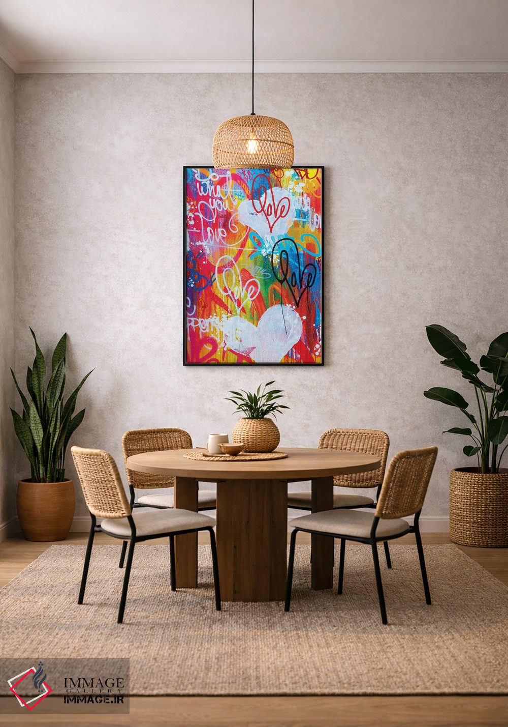 تابلو دکوراتیو کاری را بکن که دوست داری اثر کی بی ام - D5B