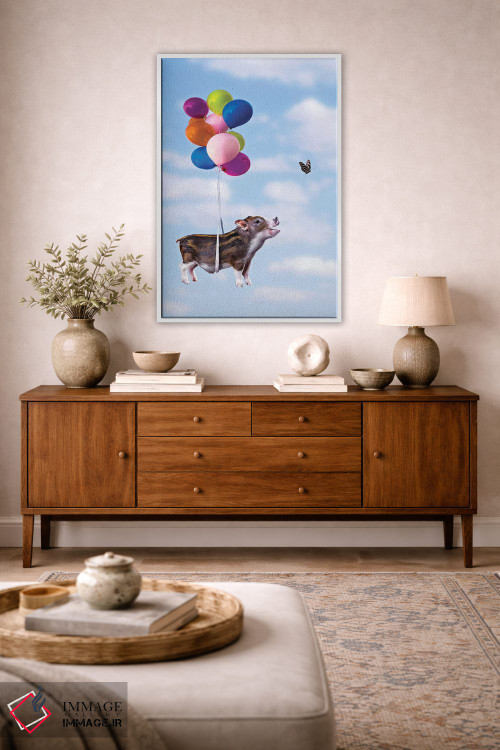 تابلو دکوراتیو رویاهاتو دنبال کن اثر کارن بورک - D1W