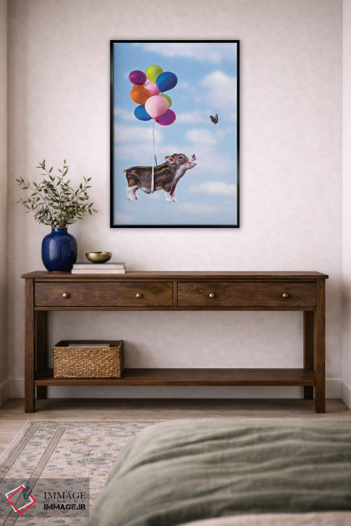 تابلو دکوراتیو رویاهاتو دنبال کن اثر کارن بورک - D4B