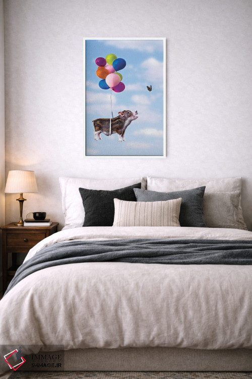 تابلو دکوراتیو رویاهاتو دنبال کن اثر کارن بورک - D5W