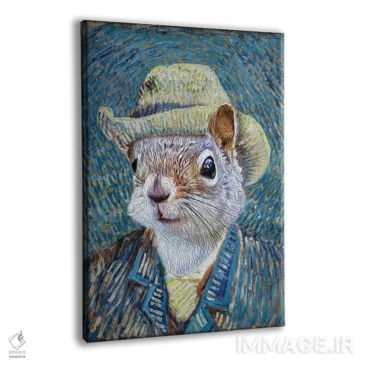 تابلو دکوراتیو ونسان اثر کارن بورک - نمای پرسپکتیو محصول