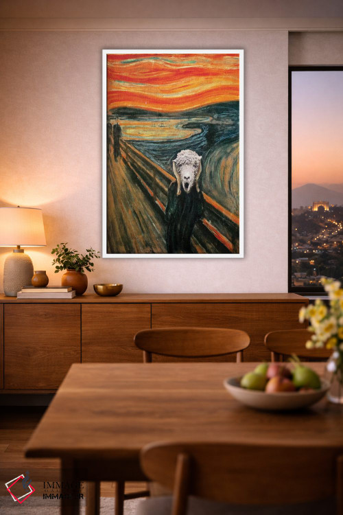 تابلو دکوراتیو بره جیغ اثر کارن بورک - D1W