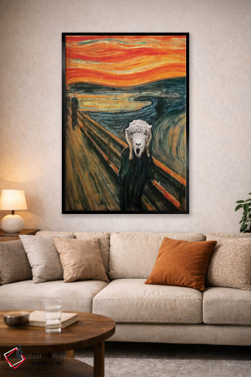 تابلو دکوراتیو بره جیغ اثر کارن بورک - D2B