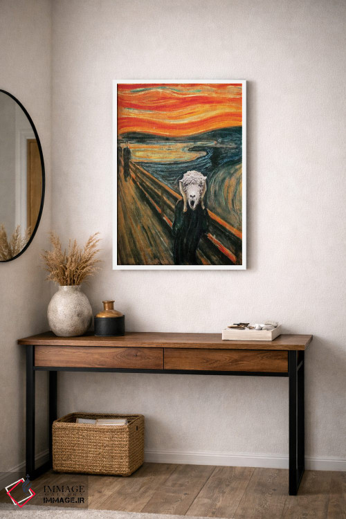 تابلو دکوراتیو بره جیغ اثر کارن بورک - D3W