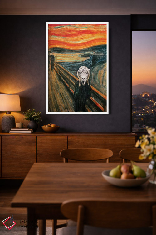 تابلو دکوراتیو بره جیغ اثر کارن بورک - D4W