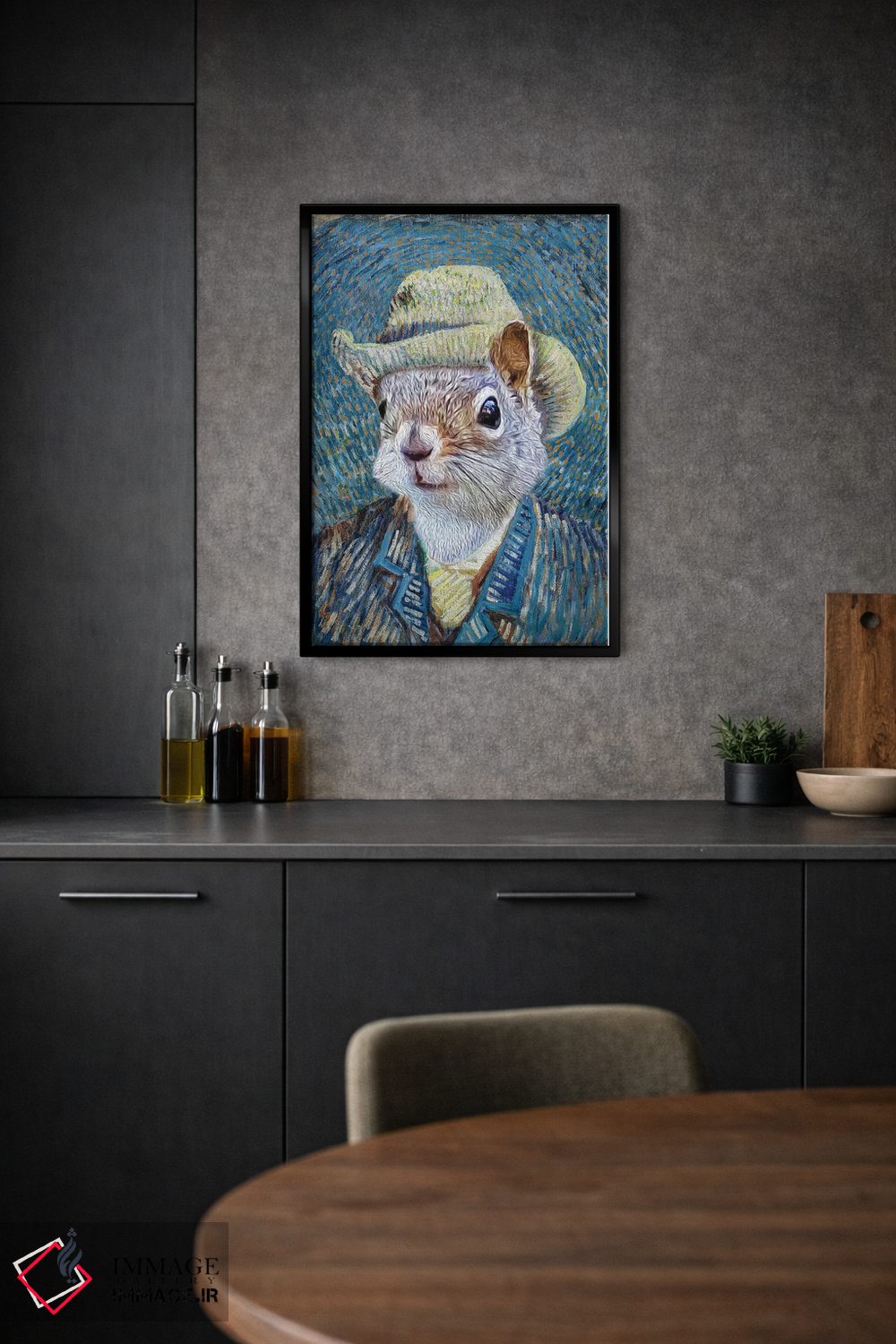 تابلو دکوراتیو ونسان اثر کارن بورک - D1B