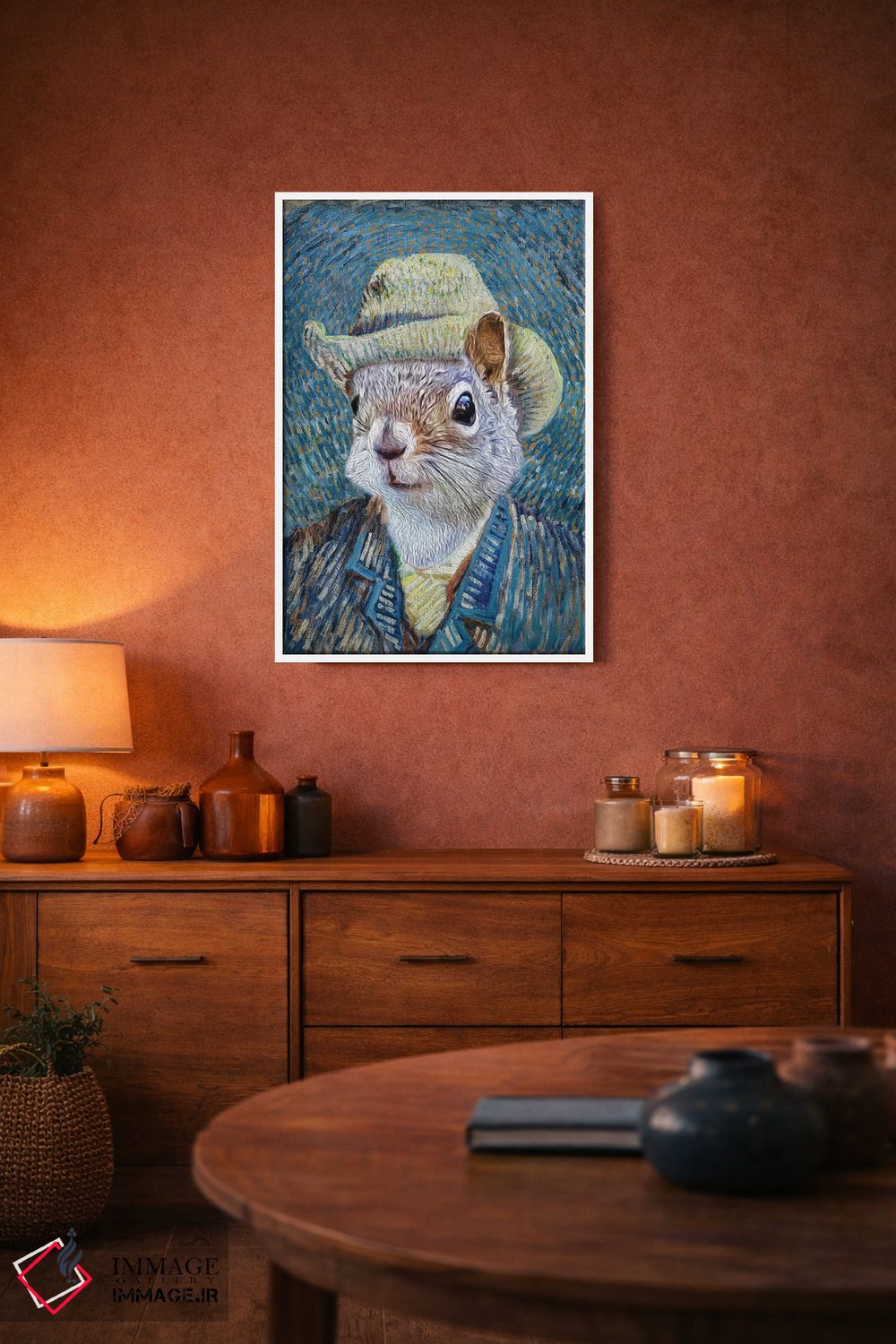 تابلو دکوراتیو ونسان اثر کارن بورک - D4W