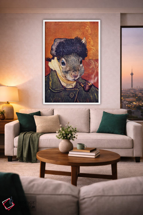 تابلو دکوراتیو سلفی ونسان اثر کارن بورک - D1W