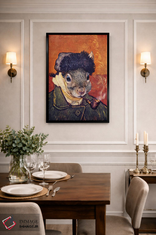 تابلو دکوراتیو سلفی ونسان اثر کارن بورک - D2B