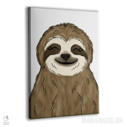 تابلو دکوراتیو تنبل اثر کیتی برایانت - نمای پرسپکتیو محصول