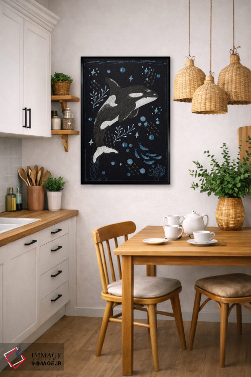 تابلو دکوراتیو اورکای باغ اقیانوس اثر کلسی امبلو - D5B