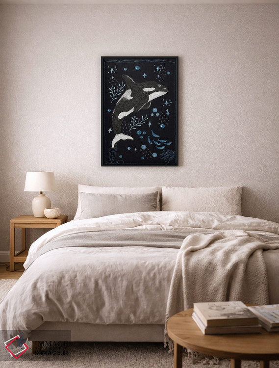 تابلو دکوراتیو اورکای باغ اقیانوس اثر کلسی امبلو - D6B