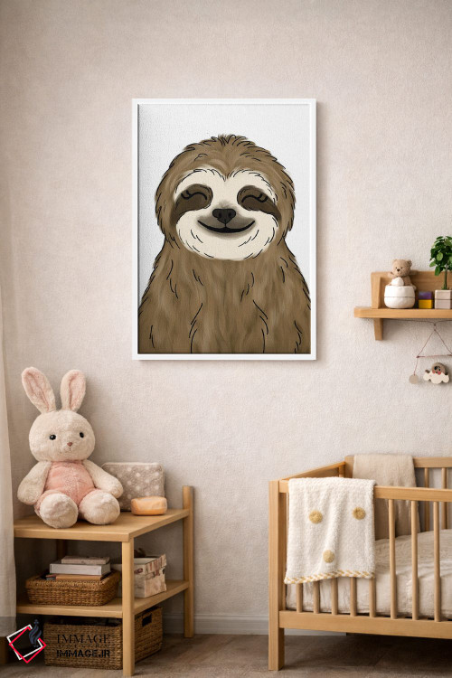 تابلو دکوراتیو تنبل اثر کیتی برایانت - D2W