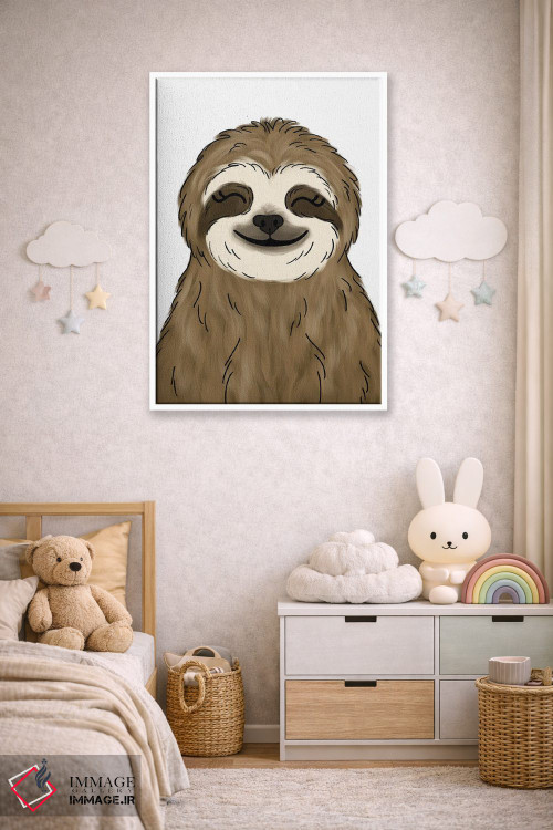 تابلو دکوراتیو تنبل اثر کیتی برایانت - D3W