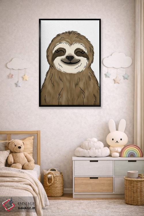 تابلو دکوراتیو تنبل اثر کیتی برایانت - D6B