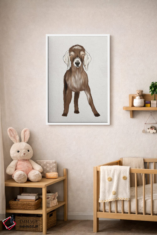 تابلو دکوراتیو بزغاله اثر کیتی برایانت - D2W