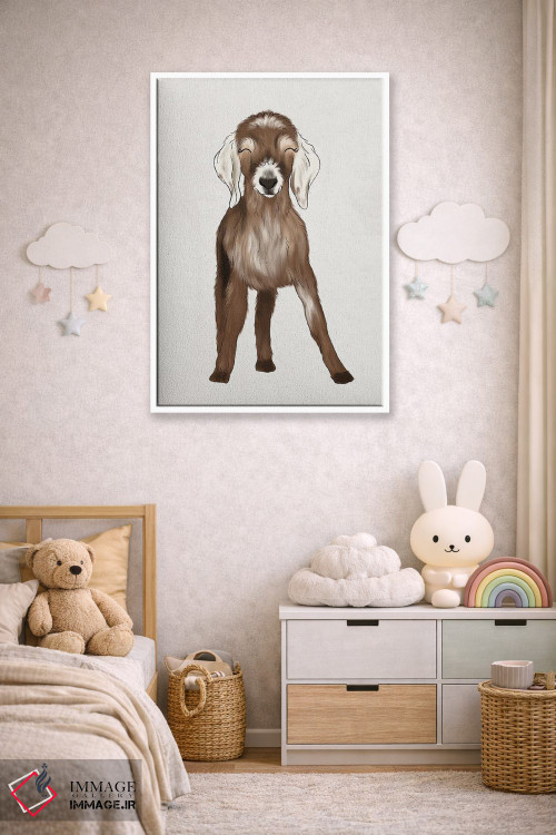 تابلو دکوراتیو بزغاله اثر کیتی برایانت - D3W