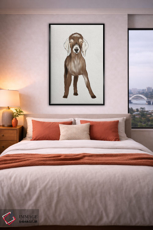 تابلو دکوراتیو بزغاله اثر کیتی برایانت - D5B