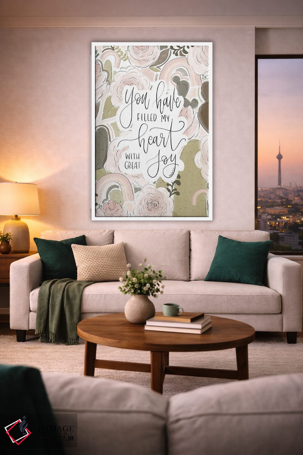 تابلو دکوراتیو مزامیر ۴:۷ اثر کیتی برایانت - D1W