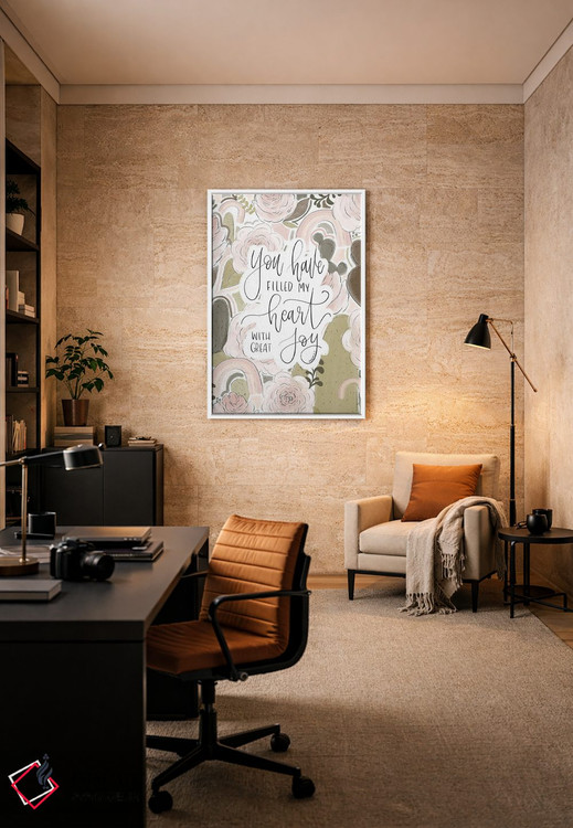 تابلو دکوراتیو مزامیر ۴:۷ اثر کیتی برایانت - D6W