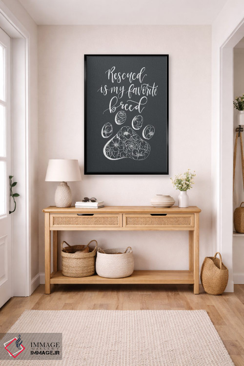 تابلو دکوراتیو "نجات یافته" نژاد مورد علاقه من است اثر کیتی برایانت - D6B