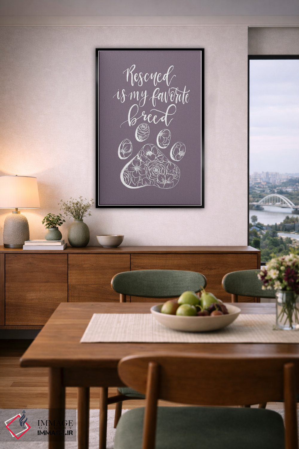 تابلو دکوراتیو "نجات یافته" نژاد مورد علاقه من است اثر کیتی برایانت - D6B