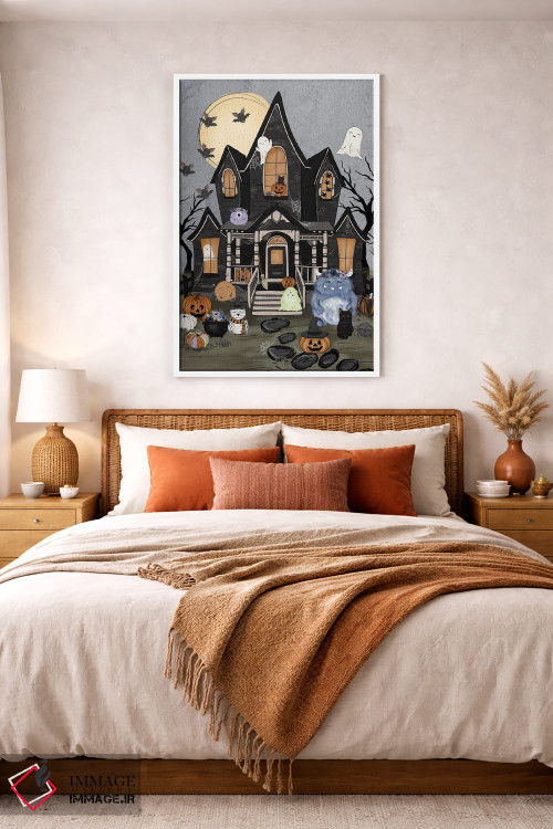 تابلو دکوراتیو دوستان خانه تسخیرشده اثر کیتی برایانت - D2W