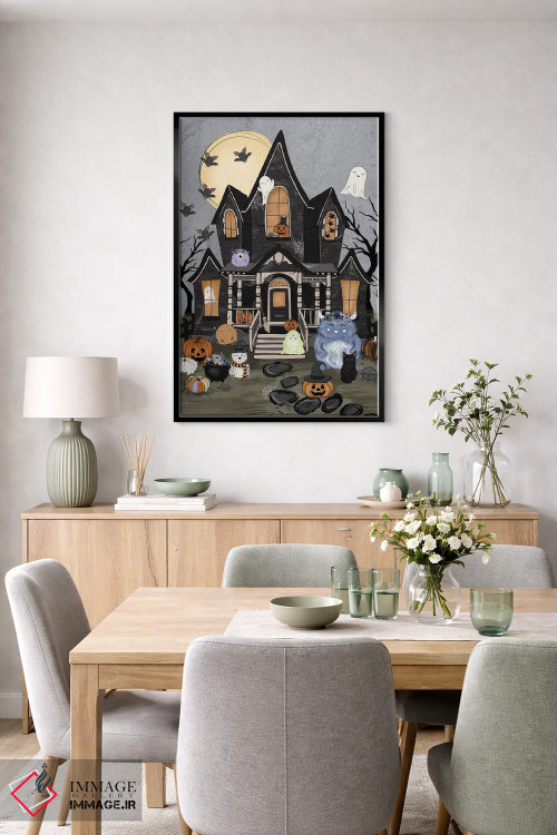 تابلو دکوراتیو دوستان خانه تسخیرشده اثر کیتی برایانت - D6B