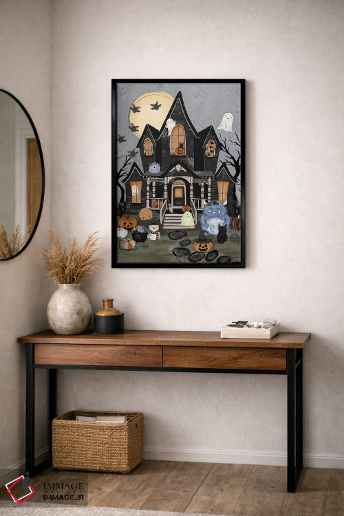 تابلو دکوراتیو دوستان خانه تسخیرشده اثر کیتی برایانت - D4B