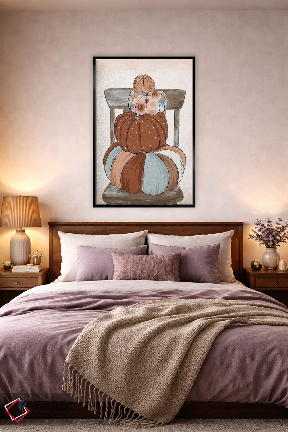 تابلو دکوراتیو کدوهای زیبا اثر کیتی برایانت - D5B