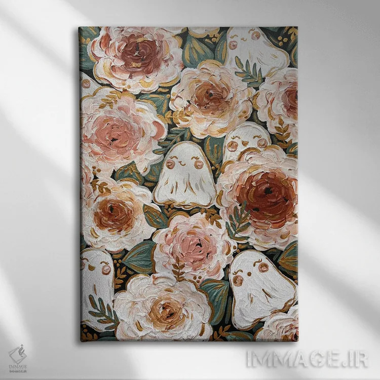 تابلو دکوراتیو ارواح پاییزی اثر کیتی برایانت - نمای روبهرو روی دیوار