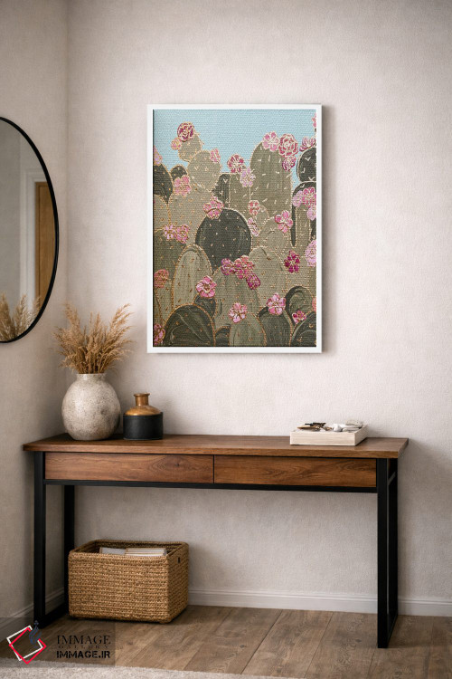 تابلو دکوراتیو باغ کاکتوس اثر کیتی برایانت - D3W
