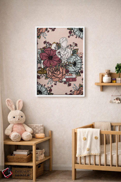تابلو دکوراتیو گل های داستان عاشقانه اثر کیتی برایانت - D3W