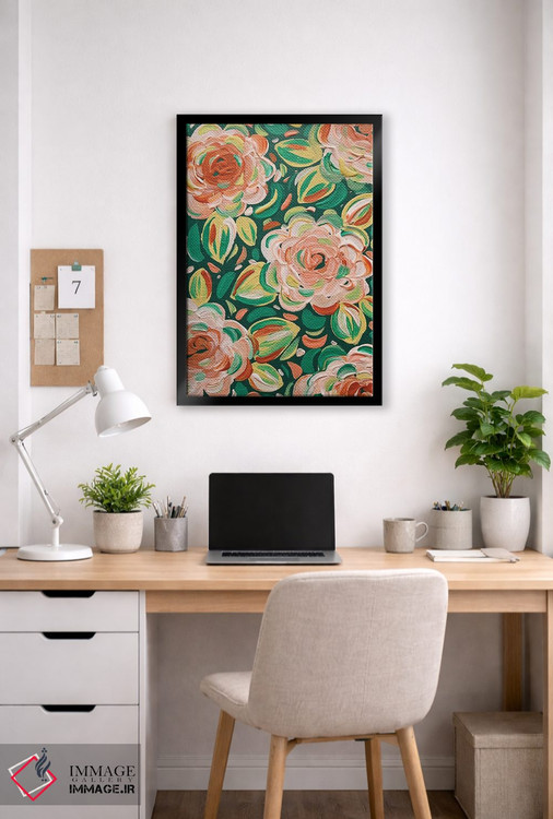 تابلو دکوراتیو گل های مرکباتی اثر کیتی برایانت - D6B