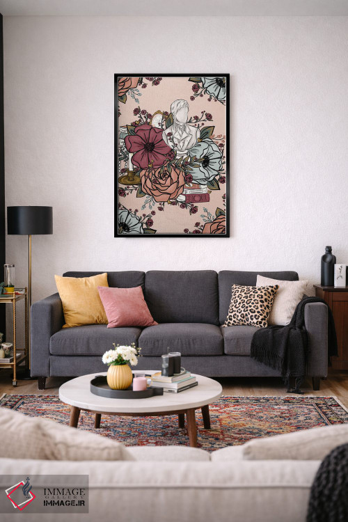 تابلو دکوراتیو گل های داستان عاشقانه اثر کیتی برایانت - D5B