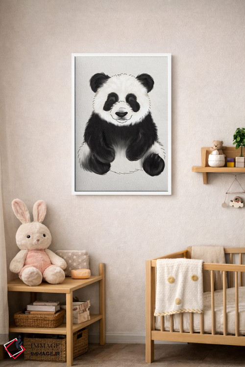 تابلو دکوراتیو پاندای نوزاد اثر کیتی برایانت - D3W