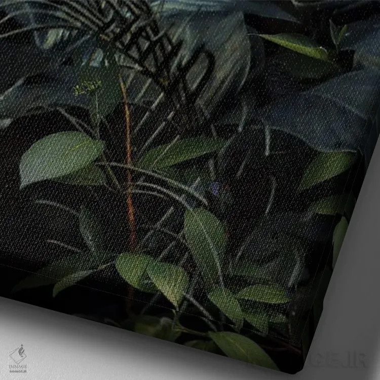 تابلو دکوراتیو دگردیسی اثر کارن کانتوک - نمای نزدیک بافت بوم