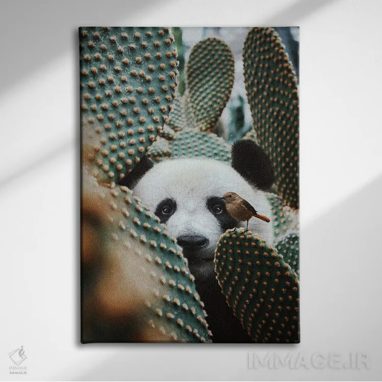 تابلو دکوراتیو روحم هنگام دیدنت لرزید اثر کارن کانتوک - نمای روبهرو روی دیوار