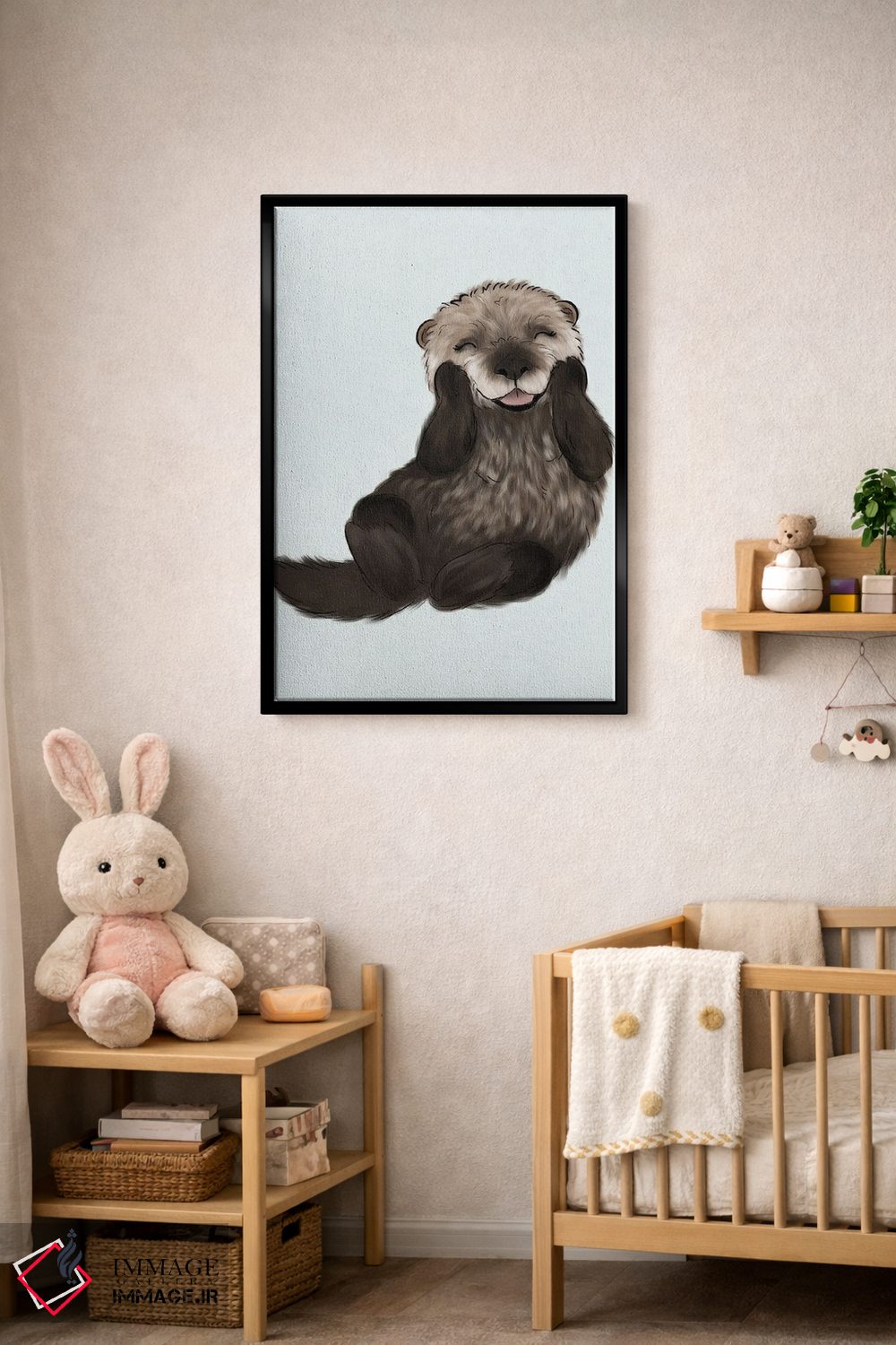 تابلو دکوراتیو سمور بچه اثر کیتی برایانت - D4B