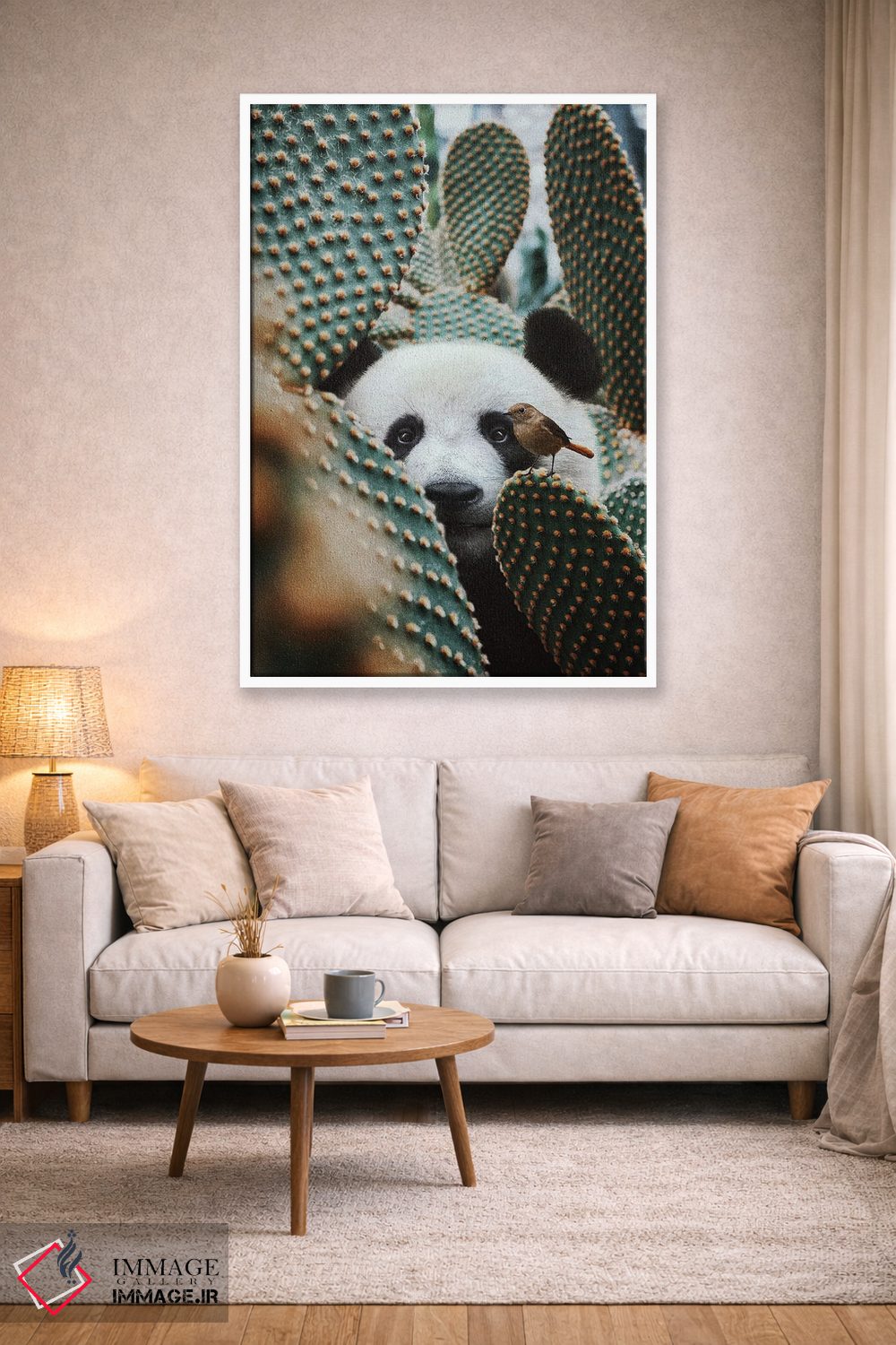 تابلو دکوراتیو روحم هنگام دیدنت لرزید اثر کارن کانتوک - D2W