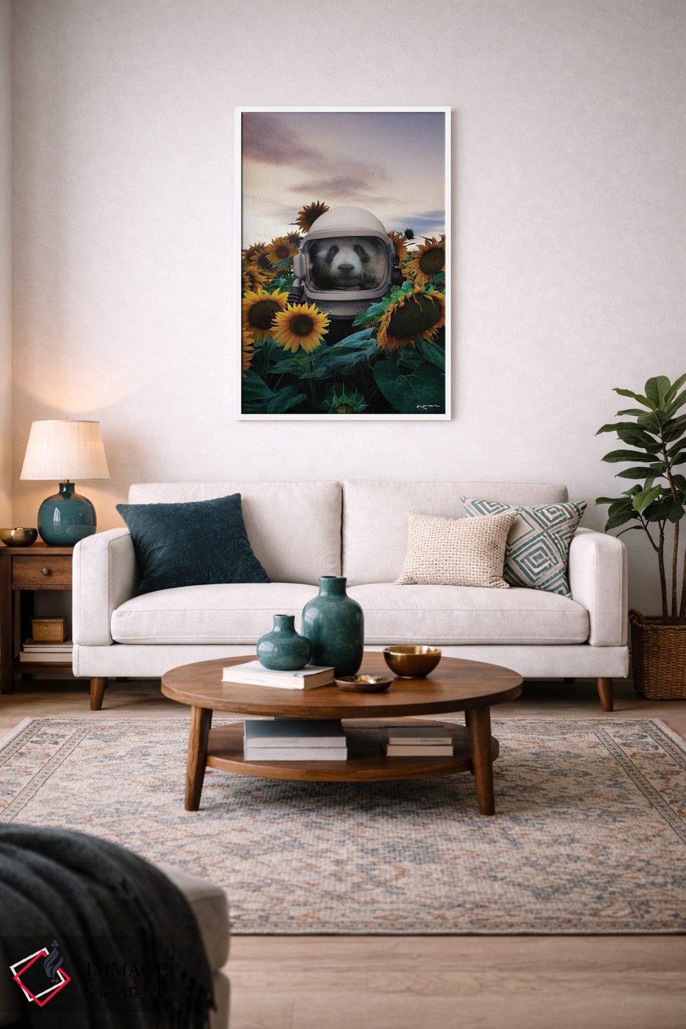 تابلو دکوراتیو می توانیم با هم گم شویم اثر کارن کانتوک - D3W